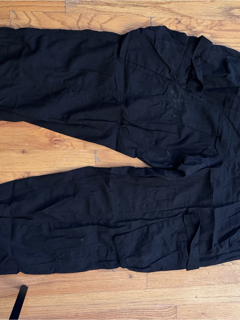 H&M Black Cargo Pants with Utility Pockets